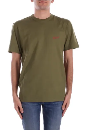 Woolrich Top, Herre, Grøn, XL, Bomuld, Militære T-shirts og Polos
