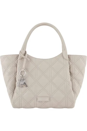Emporio Armani Taske, Dame, , ONE SIZE, Læder, Imiteret læder indkøbstaske med dekorativt quiltning