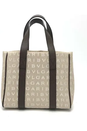 Bvlgari Pre-owned, Dame, , ONE SIZE, Bomuld, Pre-owned Bomuld hndtasker
