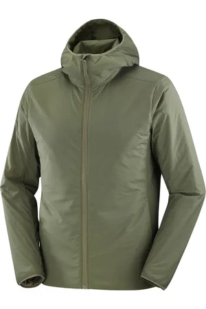 Salomon Sport, Herre, Grøn, XL, Flex Mountain Jakke i Grape Leaf