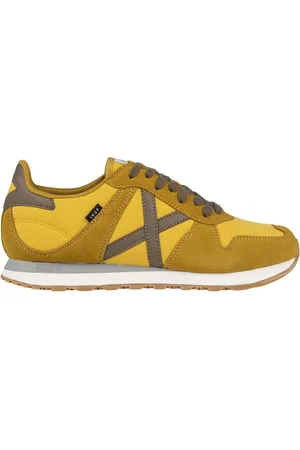 Munich Sko, Herre, Gul, 46 EU, Læder, Klassisk Mand Amarillo Sneaker