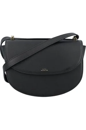 A.P.C. Taske, Dame, Sort, ONE SIZE, Uld, Genève Saffiano Taske