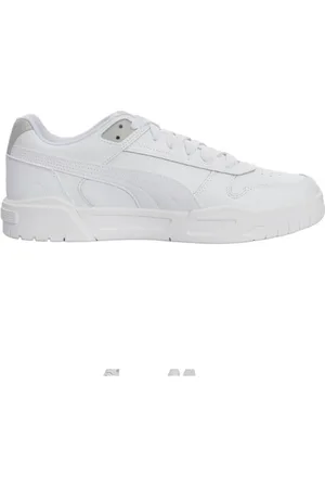 PUMA Sko, Herre, Hvid, 40 EU, Uld, Klassisk Læder Sneaker med Guld Logo