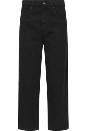 Pinko Jeans, Dame, Sort, W27, Denim, Sorte Brede Ben Denim Jeans