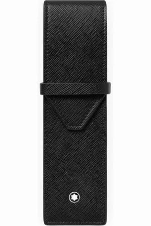Montblanc Tilbehør, Herre, Sort, ONE SIZE, Sort 2-Pen Pung Pung