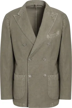 Biagio Santaniello Jakke, Herre, Grøn, 2XL, Dobbeltbrystet jakke Gl751Mf