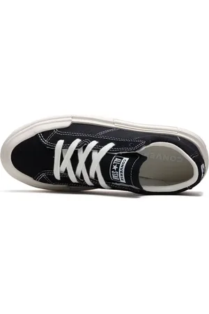 Converse Sko, Dame, Sort, 37 EU, Retro Canvas Sneakers