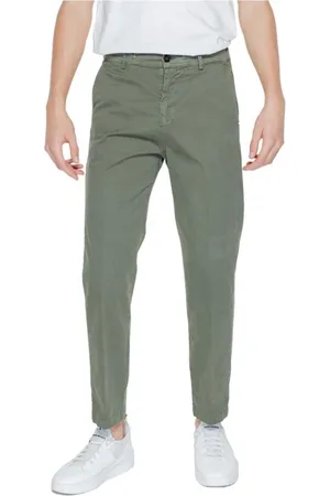 Liu Jo Bukser, Herre, Grøn, XL, Bomuld, Grøn Bomuld Bland Jeans & Bukser