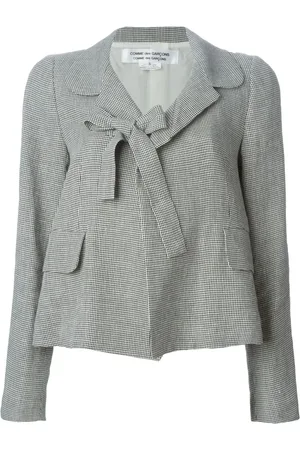 Comme des Garçons Jakke, Dame, Grøn, S, Uld, Khaki Stilfuld Damerjakke