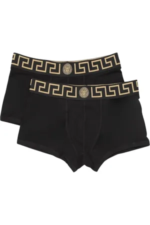 VERSACE Undertøj, Herre, Sort, M, Bomuld, Luksusnøgle Boxer Briefs