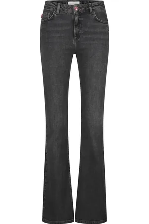 Fabienne Chapot Jeans, Dame, Grå, W31, Denim, Eva Flare Jeans