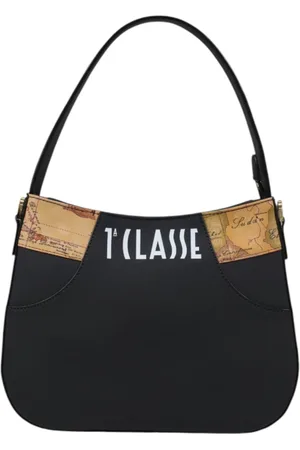ALVIERO MARTINI 1A CLASSE Taske, Dame, Sort, ONE SIZE, Bomuld, Elegant dame taske med rejseinspireret design