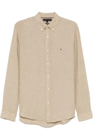Tommy Hilfiger Skjorte, Herre, , M, Button-Up Skjorte med Logo Detalje