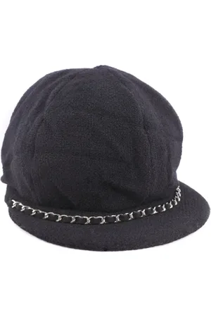 CHANEL Pre-owned, Dame, Sort, ONE SIZE, Uld, Pre-owned Uld hatte