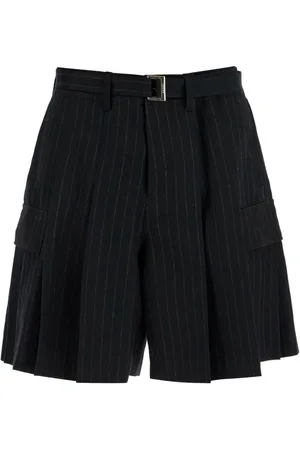 SACAI Shorts, Herre, Sort, M, Uld, Stilfuldt Afslappet Tøj til Mænd