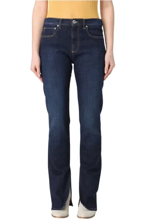 Pinko Jeans, Dame, Blå, W25, Straight Spacco Jeans