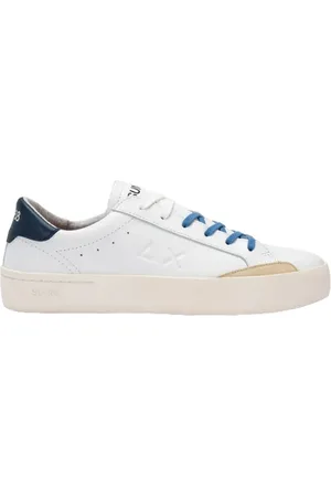 sun68 Sko, Herre, Hvid, 46 EU, Læder, Læder Sneakers