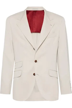 Brunello Cucinelli Jakke, Herre, , XL, Jakke med knaplukning Lommer
