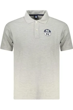 North Sails Top, Herre, Grå, 2XL, Bomuld, Klassisk Bomuldspolo
