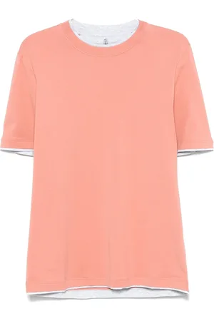 Brunello Cucinelli Top, Herre, , L, Bomuld, Bomuld T-shirt Lavet i Italien