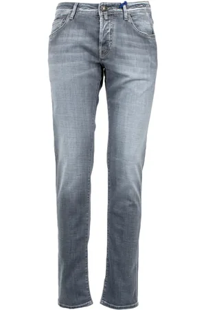 Jacob Cohen Jeans, Herre, Blå, W31, Super Slim Fit 5-Lomme Jeans