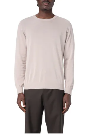 DRUMOHR Strik, Herre, Hvid, L, Crewneck Sweater