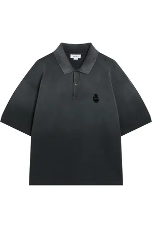 Alexander McQueen Top, Herre, Sort, L, Kortærmet Poloshirt