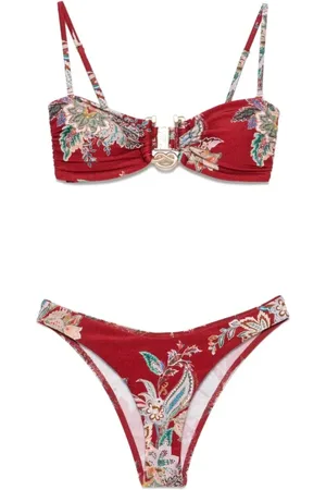 ZIMMERMANN Badetøj, Dame, Flerfarvet, XS, Knude Trim Bikini