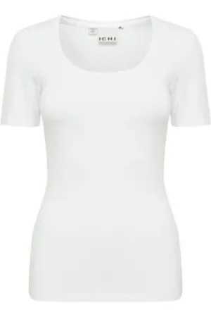 Ichi Top, Dame, Hvid, M, Ihzola Dame T-shirt