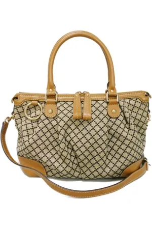 Gucci Pre-owned, Dame, , ONE SIZE, Uld, Pre-owned Canvas totes