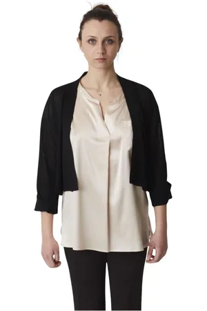 ALPHA STUDIO Strik, Dame, Sort, XS, Uld, Dame Cardigan Sweater