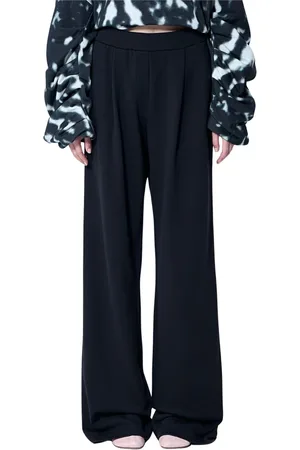 DRIES VAN NOTEN Bukser, Dame, Sort, S, Bomuld, Bomuldssporbukser