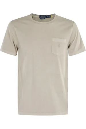 Ralph Lauren Top, Herre, Grøn, M, Bomuld, Afslappet Bomuld T-shirt