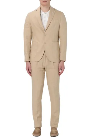 Manuel Ritz Jakkesæt, Herre, , 2XL, Linned, To-Delt Linneddragt