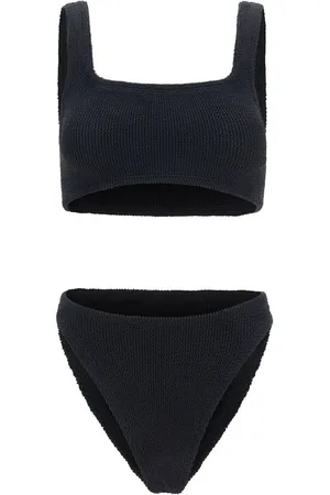 Hunza G Badetøj, Dame, Blå, ONE SIZE, Uld, Xandra Bandeau Badedragt
