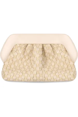 THEMOIRÈ Taske, Dame, , ONE SIZE, Uld, Bios Micro Weaved Straw Clutch Taske