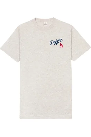 Sporty & Rich Top, Dame, Grå, XS, Grafisk Print T-shirt med Crew Neck