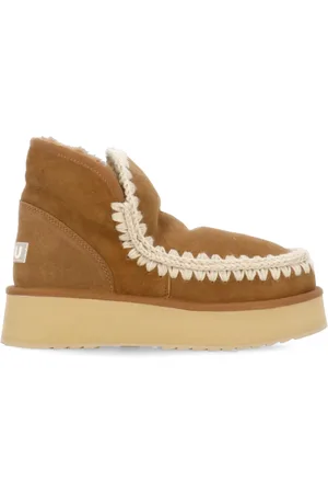 Mou Sko, Dame, Brun, 39 EU, Uld, Brun Shearling Vinterstøvler