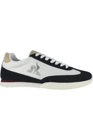 Le Coq Sportif Sko, Herre, Flerfarvet, 45 EU, Mesh Løbesko med Ruskind Indsætninger