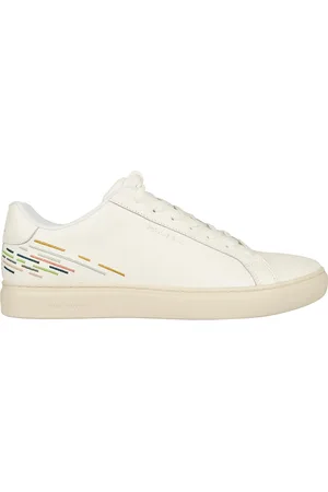 Paul Smith Sko, Herre, Hvid, 43 EU, Hvid broderet sko