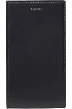 Jil Sander Tilbehør, Herre, Sort, ONE SIZE, Læder, Minimalist Læderkortholder