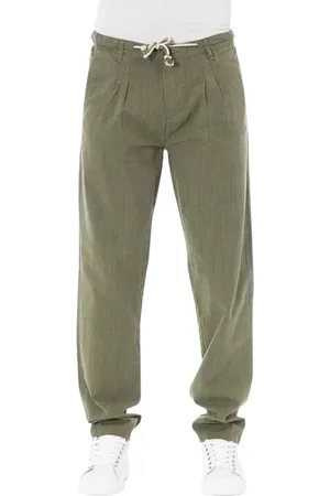 BALDININI Bukser, Herre, Grøn, L, Bomuld, Army Bomuld Herre Chino Bukser