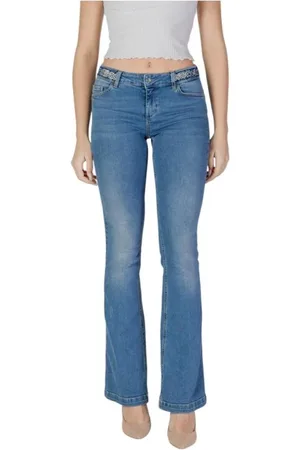 Liu Jo Jeans, Dame, Blå, W28, Bomuld, Lys Blå Bootcut Jeans til Kvinder
