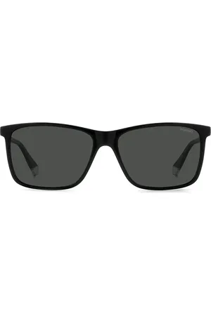 Polaroid Tilbehør, unisex, Sort, 58 MM, Firkantet Herre Solbriller Polariseret Stil