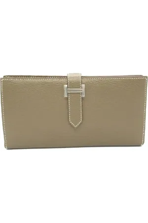 Hermès Pre-owned, Dame, Grå, ONE SIZE, Tyl, Pre-owned Laeder punge