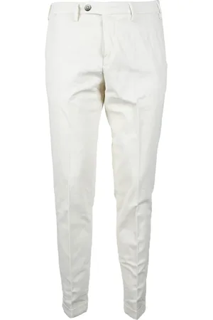 MICHAEL COAL Jeans, Herre, Hvid, W33, Bomuld, Lyocell Bland Stretch Bukser