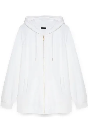 Fiorella rubino Sweathshirts & Hoodies, Dame, Hvid, XS, Bomuld, Sweatshirt med broderede netkanter