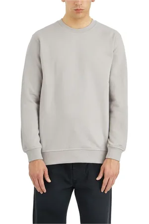 Comme des Garçons Top, Herre, Grå, L, Bomuld, Bomuld Crewneck Sweatshirt