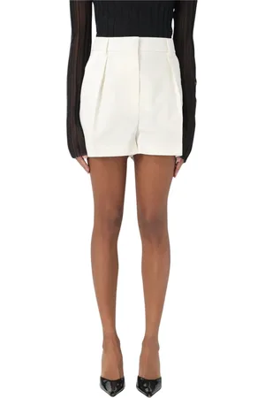Sportmax Shorts, Dame, Hvid, XS, Unik Kort Stil til Aktiv Livsstil