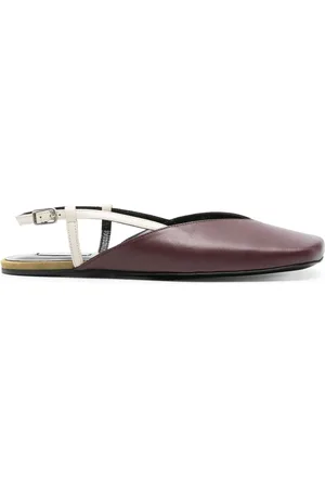 Ami Sko, Dame, Rød, 37 EU, Læder, Singback Ballet Flats